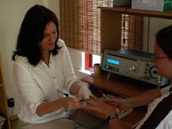 Lynne testing with the MORA